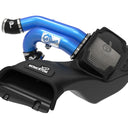 aFe 21-22 Ford F-150 Raptor V6-3.5L(tt) Momentum XP Cold Air Intake System Blue w/ Pro Dry S Filter