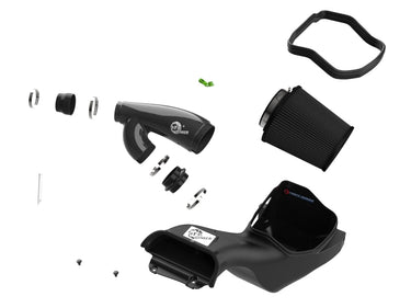 aFe 21-24 Ford F150 Raptor Track Series Carbon Fiber Cold Air Intake System w/ Black Pro 5R Filter