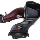 aFe 23-24 Ford F150 Raptor R Supercharged Red Carbon Track Series Air Intake w/ P5R Filter (MOQ 24)