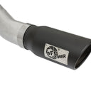 aFe Atlas Exhausts 4in Cat-Back Aluminized Steel Exhaust Sys 2015 Ford F-150 V6 3.5L (tt) Black Tip