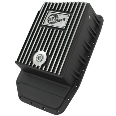 aFe Power Transmission Pan Black Machined 09-14 Ford 6R80 F-150 Trucks
