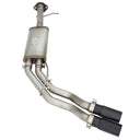 aFe Rebel Series Exhaust SS Front Side Exit CB w/ Black Tips 10-14 Ford F150 Ecoboost V8 6.2L