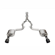 CORSA Performance Corsa 24+ Ford Mustang GT Xtreme Cat-Back Ex. Sys. 3.0in Dual Rear Exit w/4.5in Black PVD Pro Tips
