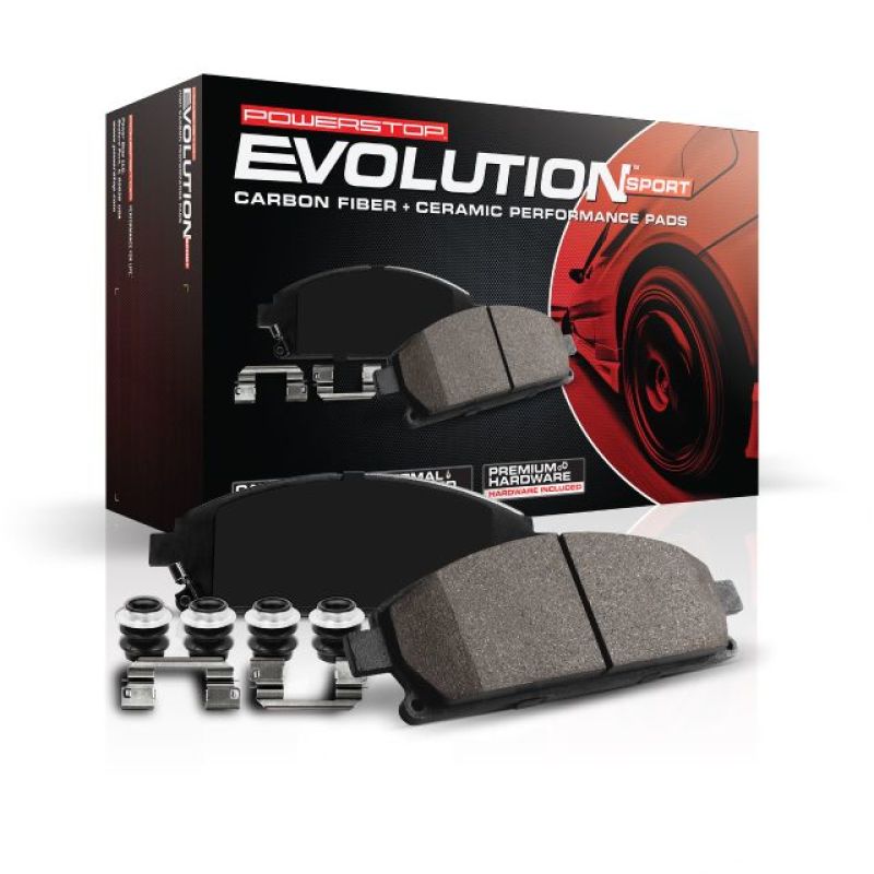 PowerStop Power Stop 15-19 Ford Mustang Front Z23 Evolution Sport Brake Pads w/Hardware