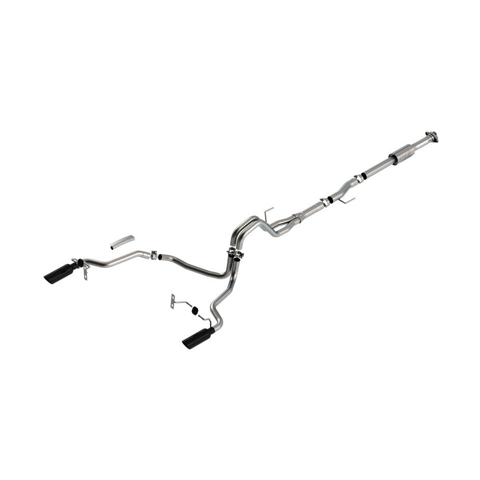 Borla Borla F-150 2021 2.7L/3.5L 4dr CC SB EC STB Lari/King R/Plinum/LTD 3/2.25 SRE CB AK BLK CHR Tips