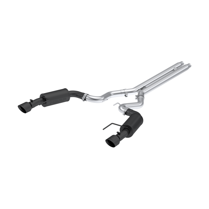 MBRP MBRP 2024 Ford Mustang GT S650, 5.0L 3in Cat-Back Dual Split Rear, Black-Coated (street)