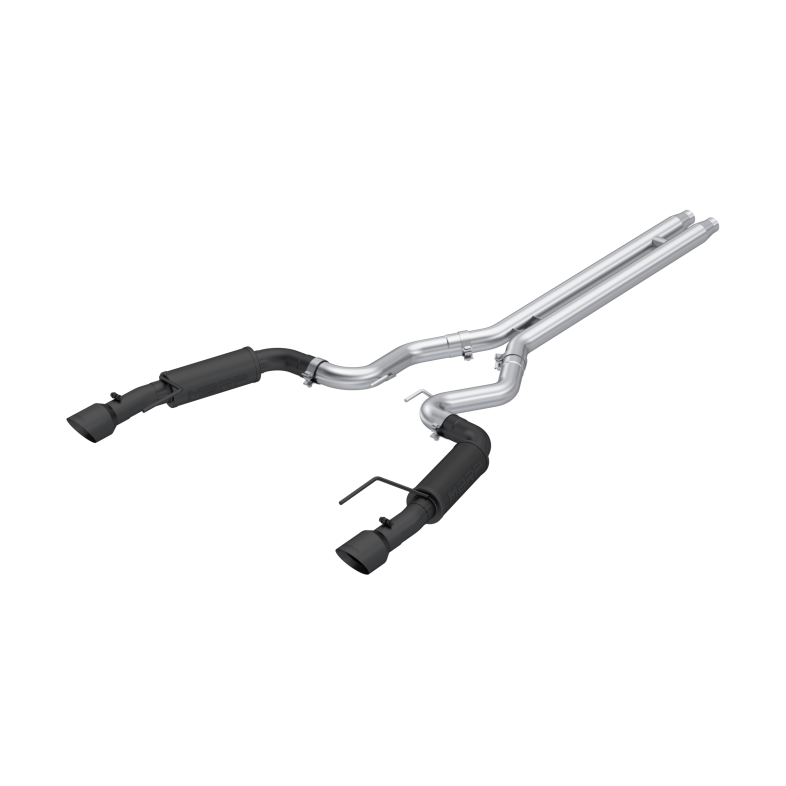 MBRP MBRP 2024Ford Mustang GT S650, 5.0 3in Cat-Back Dual Split Black-Coated Aluminized Steel