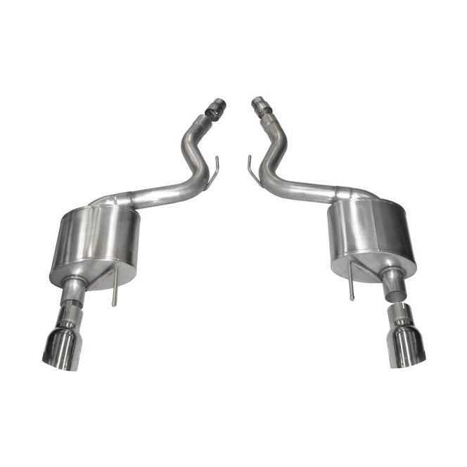 CORSA Performance Corsa 2015-2017 Ford Mustang GT 5.0 3in Axle Back Exhaust Polish Dual 4.5in Tip Sport