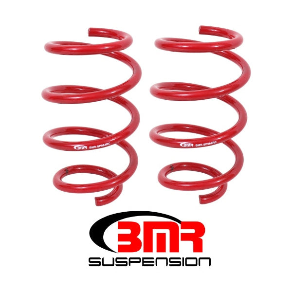 BMR Suspension BMR 15-17 S550 Mustang Front Handling Version Lowering Springs - Red