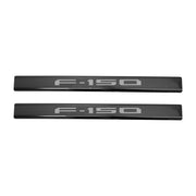 Putco Putco 15-20 Ford F-150 - SuperCrew w/ F-150 Etching (4pcs) Black Platinum Door Sills, installed