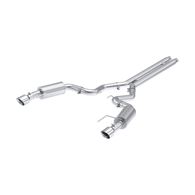 MBRP MBRP 2024 Ford Mustang GT S650, 5.0 Aluminized Steel 3in Cat-Back Dual Split Rear (Street)