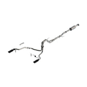 Borla Borla F-150 2021 5.0L 4dr CC SB EC STB Lariat/KR/Platinm/LTD 3/2.25 SRE Cat-Back ATAK Black CHR Tips
