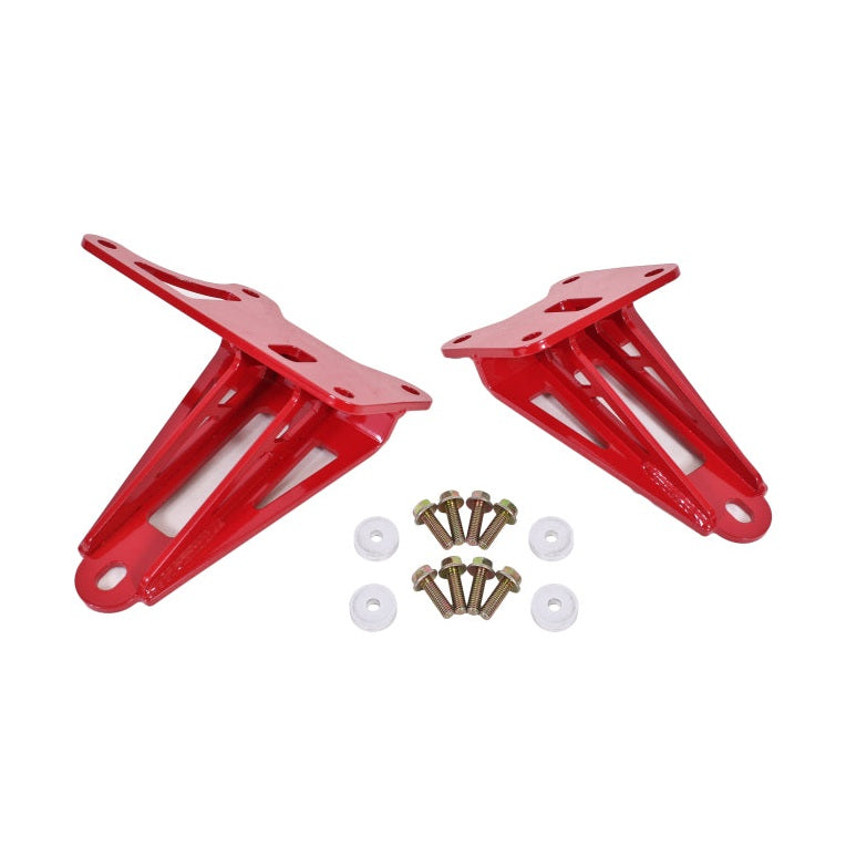 BMR Suspension BMR 11-17 S197 Mustang Motor Mount Brackets - Red