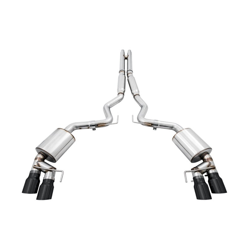 AWE Tuning AWE Tuning 2018+ Ford Mustang GT (S550) Cat-Back Exhaust - Touring Edition (Quad Diamond Black Tips)