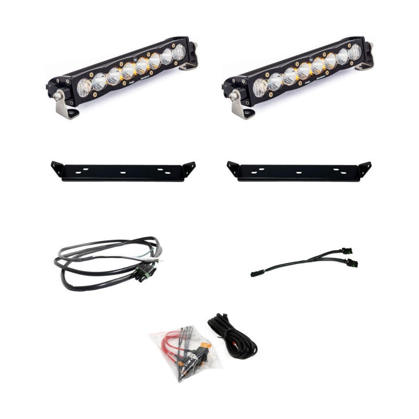 Baja Designs Baja Designs 2021+ Ford Raptor S8 Behind Grill Kit -10in. Clear D/C