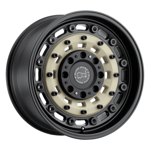 Black Rhino Hard Alloys ARSENAL 17x9.5 Sand On Black 6x135 12mm