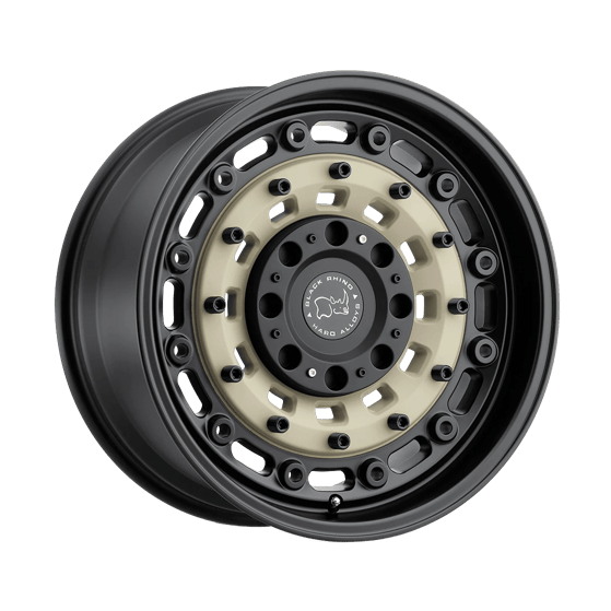 Black Rhino Hard Alloys ARSENAL 17x9.5 Sand On Black 6x135 12mm