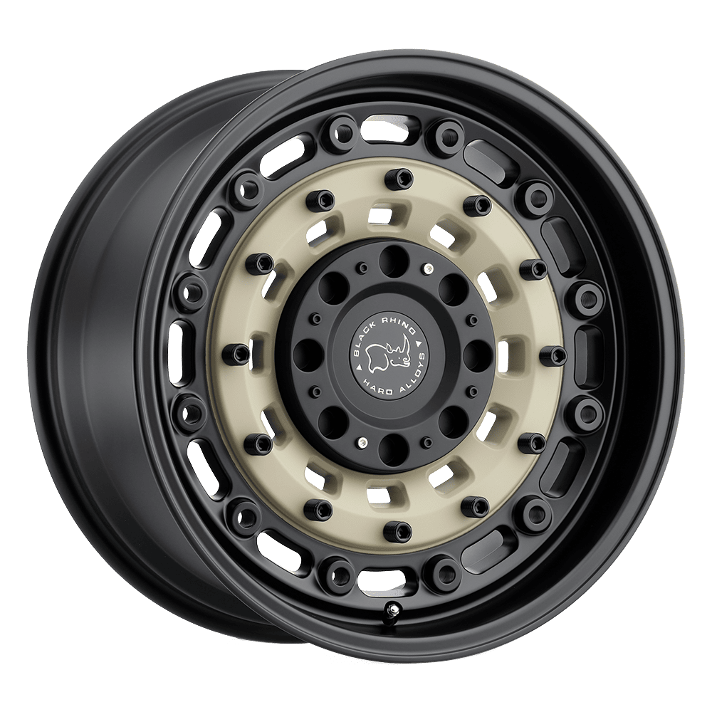 Black Rhino Hard Alloys ARSENAL 17x9.5 Sand On Black 6x135 12mm
