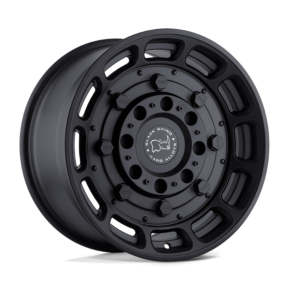 Black Rhino Hard Alloys WARTHOG 17x8.5 Matte Black 6x135 0mm