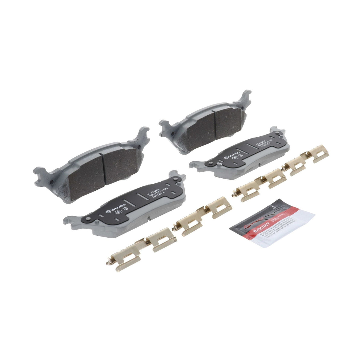 Brembo P24168N 2012-2020 Ford F-150 Rear Ceramic Brake Pads