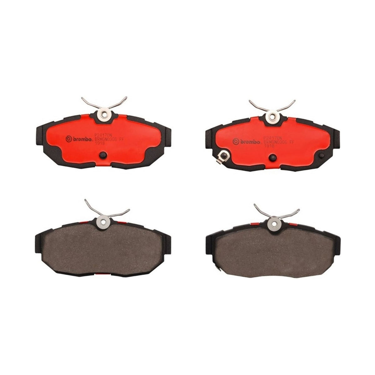 Brembo P24170N 2010-2014 Ford Mustang Rear Ceramic Brake Pads