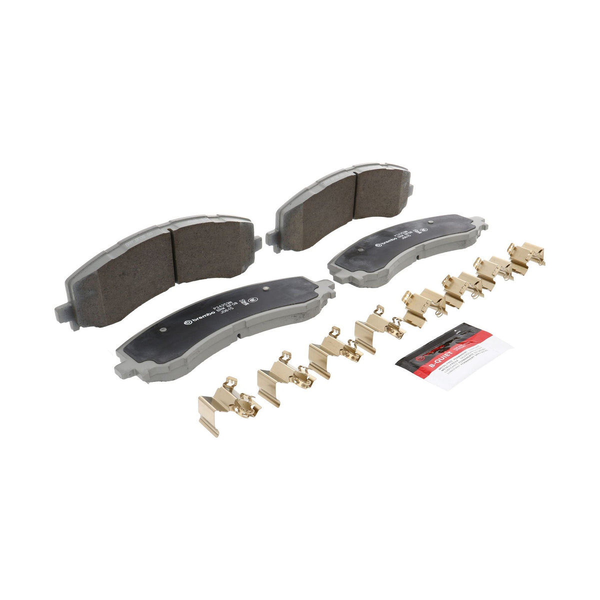 Brembo P24253N 2021-2025 Ford F-150, 2022-2025 Bronco & 2022-2024 Expedition/Navigator Front Ceramic Brake Pads