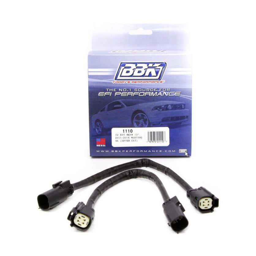 BBK BBK 11-14 Mustang V6 GT Rear O2 Sensor Wire Harness Extensions 12 (pair)
