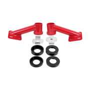 BMR Suspension BMR 15-17 S550 Mustang Cradle Bushing Lockout Kit - Red