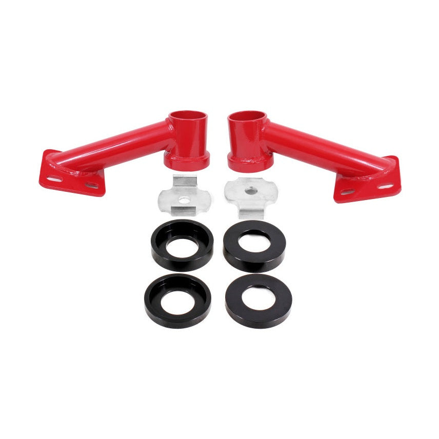BMR Suspension BMR 15-17 S550 Mustang Cradle Bushing Lockout Kit - Red