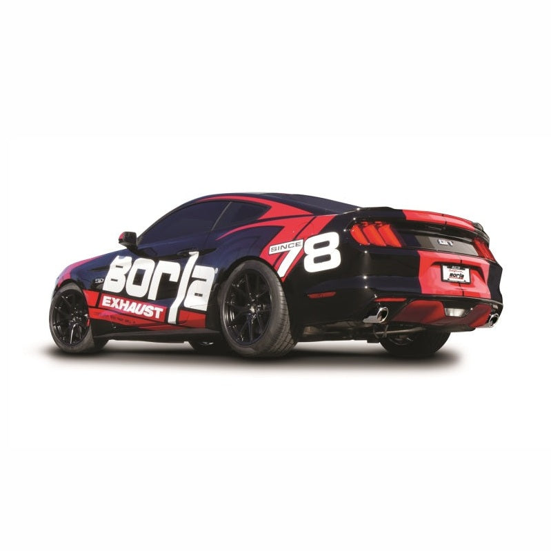 Borla Borla Atak Cat-Back 15-17 Ford Mustang GT 5.0L V8 MT/AT 3in pipe 4in tip