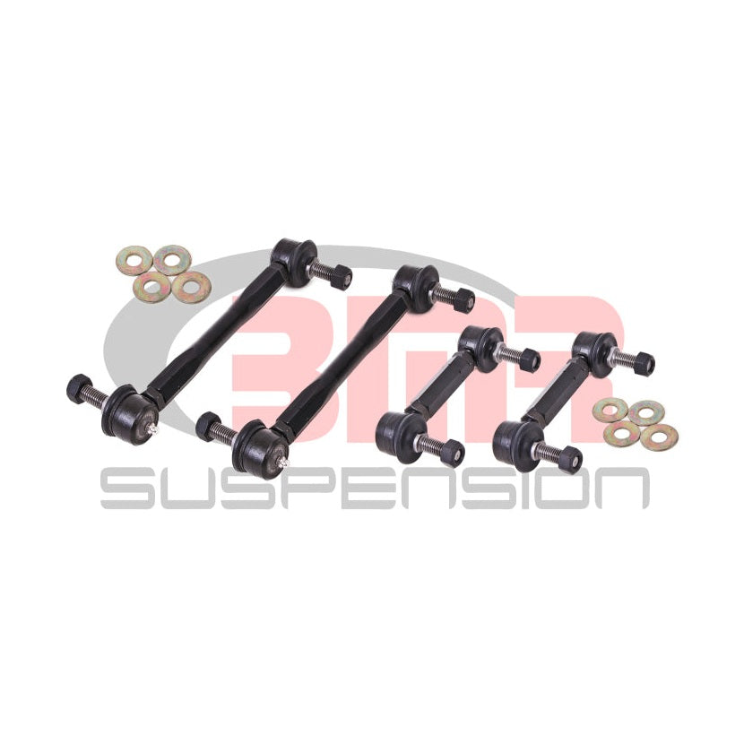 BMR Suspension BMR 15-17 S550 Mustang Front and Rear Sway Bar End Link Kit - Black