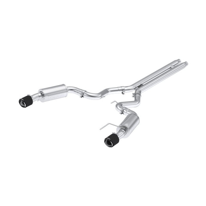 MBRP MBRP 2024 Ford Mustang GT S650, 5.0L 3inCat-Back Dual Split Rear with Carbon Fiber Tips (Street)