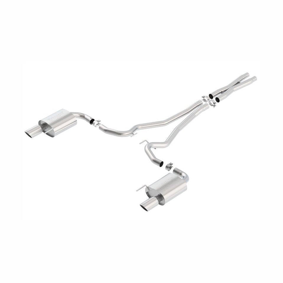 Borla Borla S-Type Cat-Back 15-17 Ford Mustang GT 5.0L V8 MT/AT 2.5in pipe 4in tip