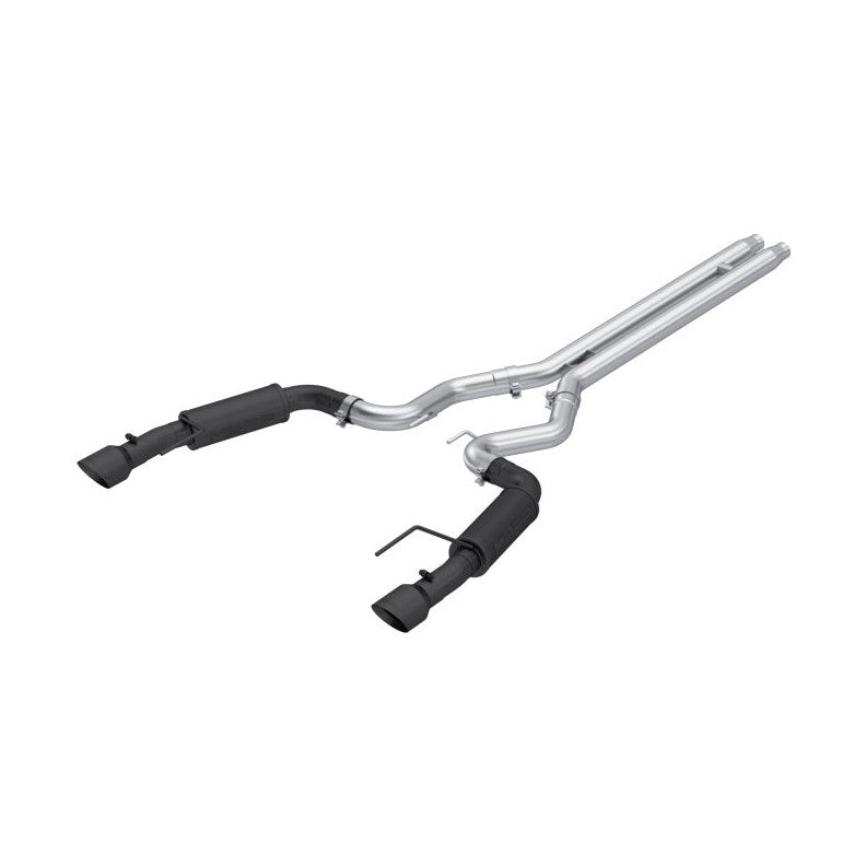 MBRP MBRP 2024Ford Mustang GT S650, 5.0 3in Cat-Back Dual Split Black-Coated Aluminized Steel