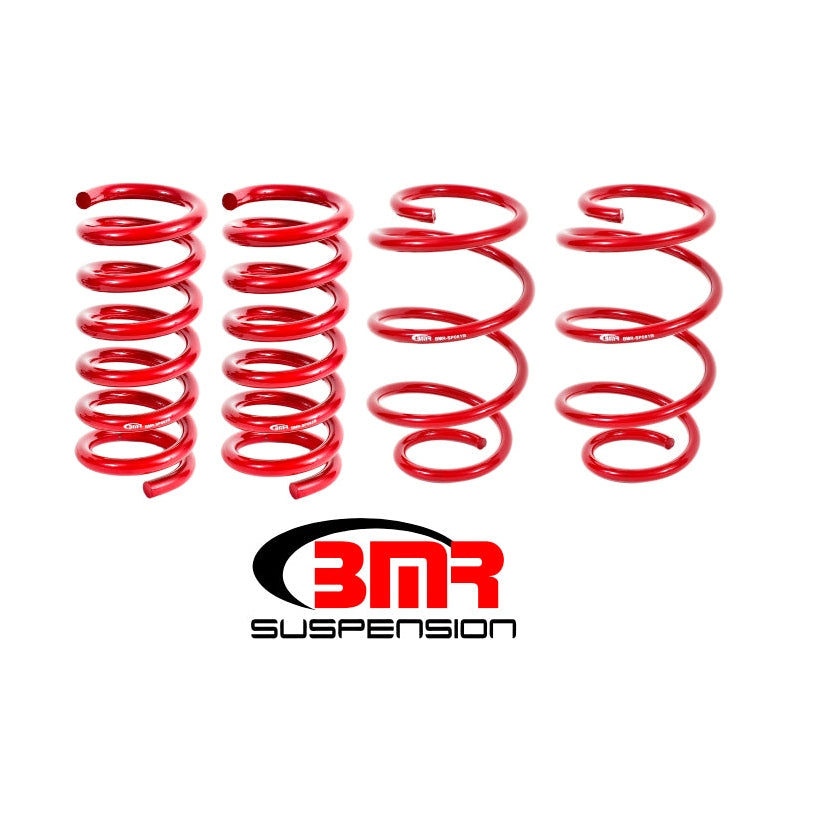 BMR Suspension BMR 15-17 S550 Mustang Performance Version Lowering Springs (Set Of 4) - Red