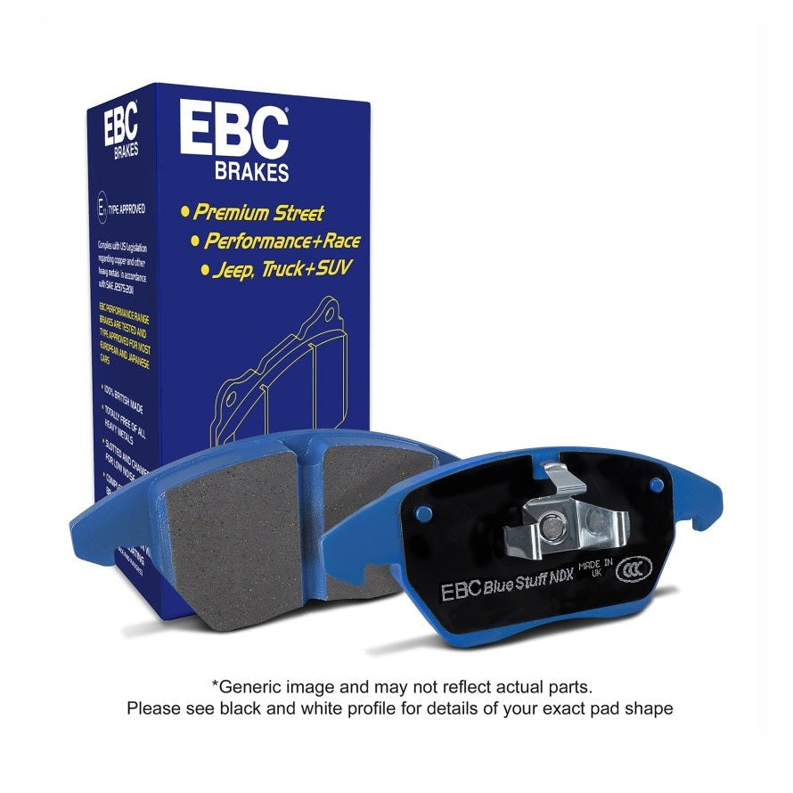 EBC EBC 2015+ Ford Mustang (6Th Gen) 2.3L Turbo (GT Package) Bluestuff Front Brake Pads