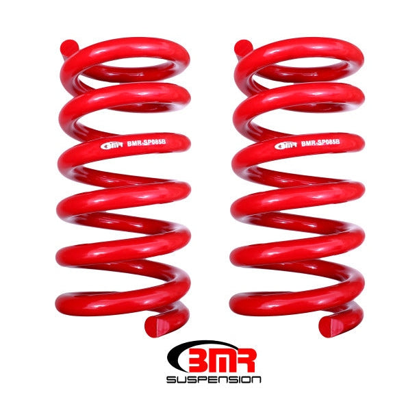 BMR Suspension BMR 15-17 S550 Mustang Rear Handling Version Lowering Springs - Red
