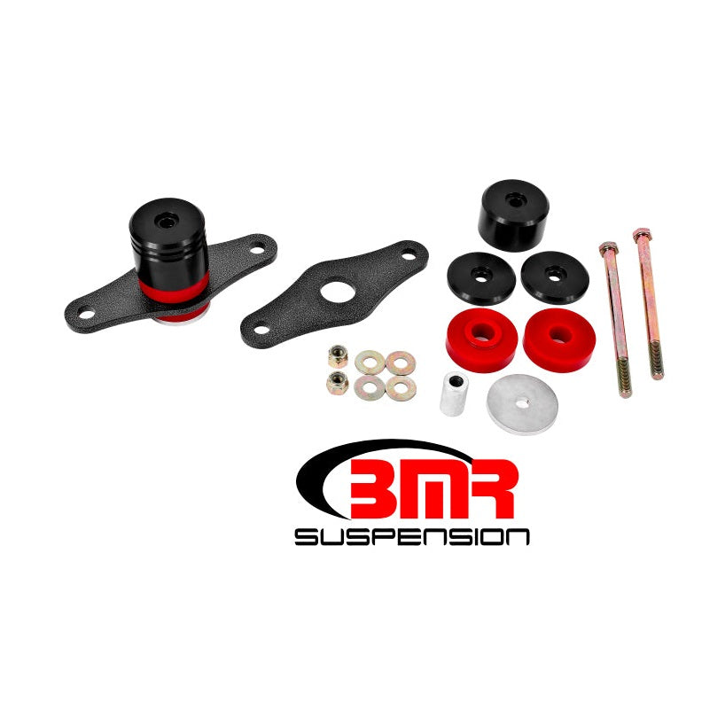 BMR Suspension BMR 15-17 S550 Mustang Motor Mount Kit (Polyurethane) - Black Anodized
