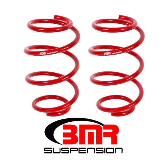 BMR Suspension BMR 15-17 S550 Mustang Front Performance Version Lowering Springs - Red