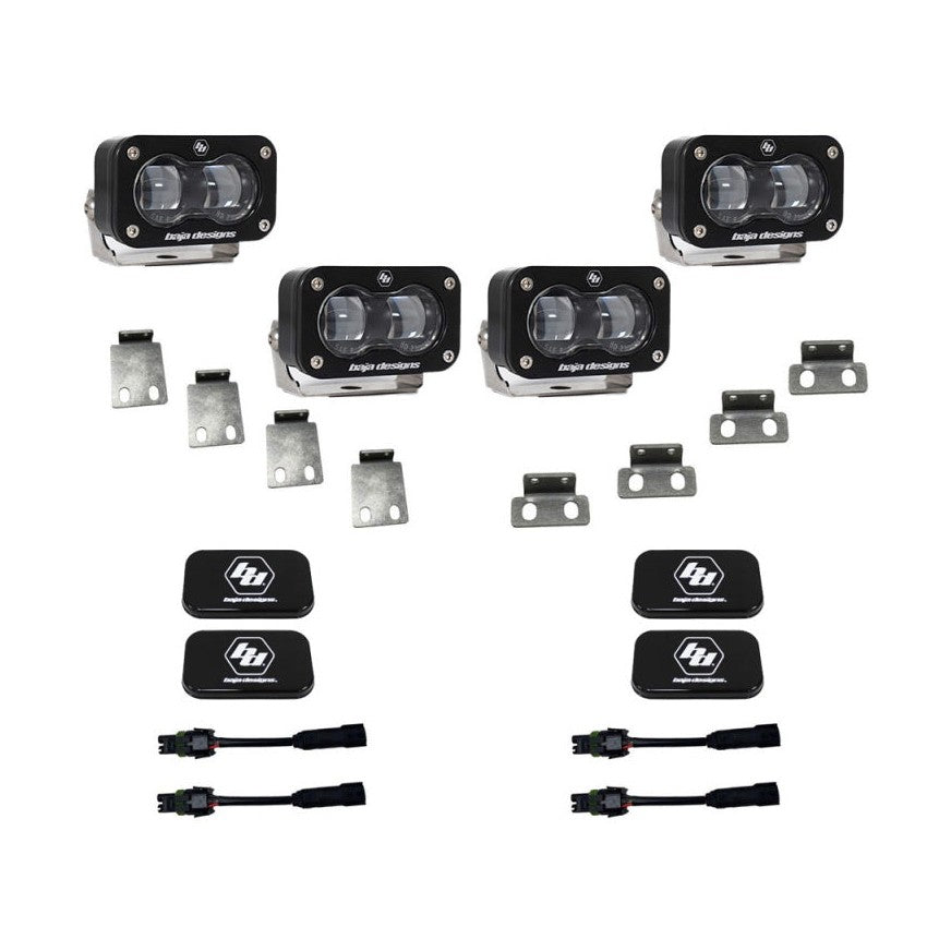 Baja Designs Baja Designs 21-22 Ford F-150 Raptor S2 SAE Dual Fog Pocket Light Kit - Clear
