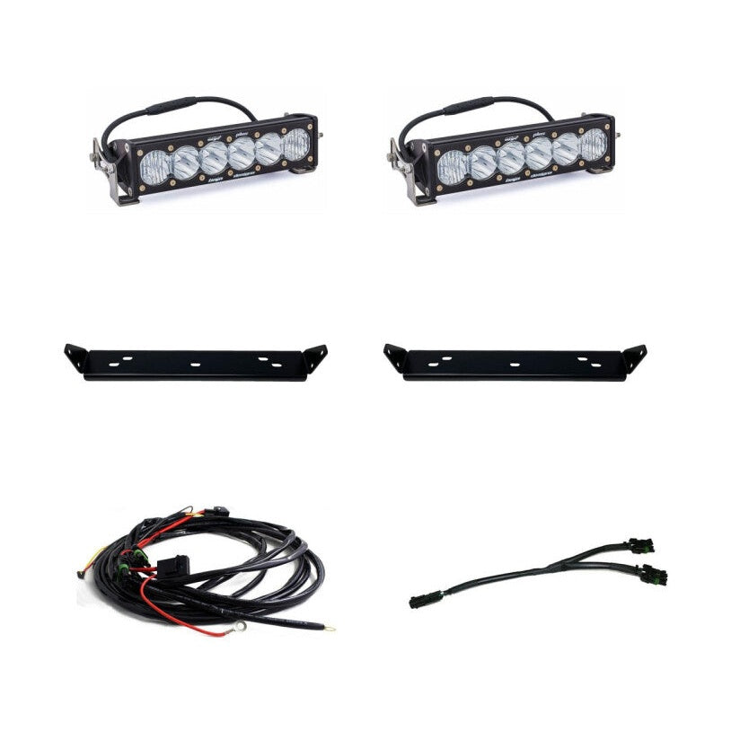 Baja Designs Baja Designs 2021+ Ford Raptor OnX6 Behind Grill Kit -10in. Clear D/C