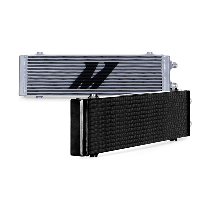 Mishimoto Mishimoto Universal Large Bar and Plate Dual Pass Black Oil Cooler