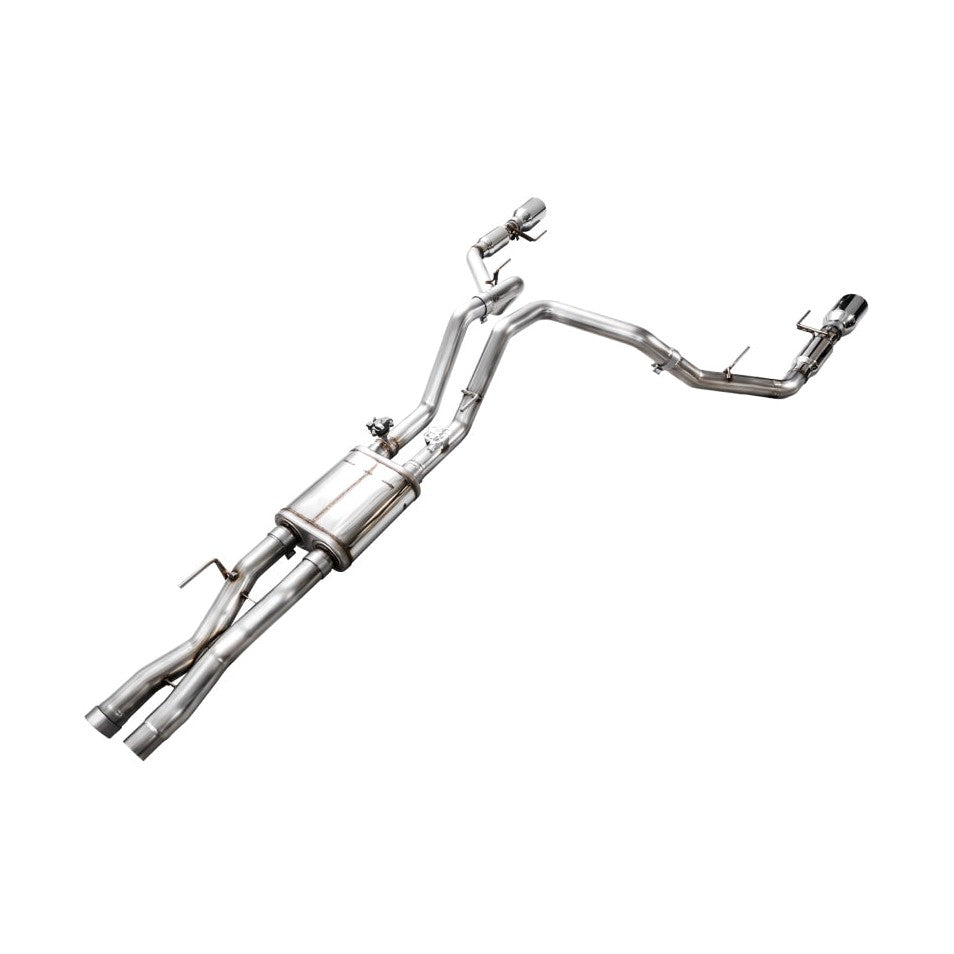 AWE Tuning AWE Tuning Gen 3 Raptor SwitchPath Exhaust - Chrome Silver Tips