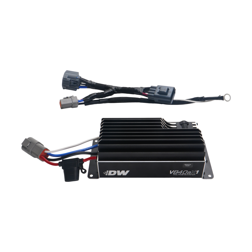 DeatschWerks DeatschWerks VB40AX1 Voltage Booster with Plug-N-Play Harness for 10-25 Ford Mustang