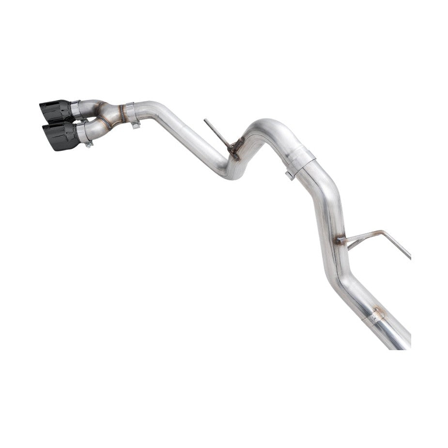 AWE Tuning AWE 21+ Ford F150 Dual Side Exit Cat-Back Exhaust - 4.5in Diamond Black Tips *For Stock Y-Pipe Only
