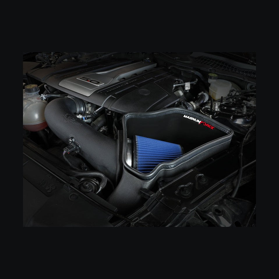 aFe AFe Magnum FORCE Stage-2 Cold Air Intake System w/Pro Dry S Media 18-19 Ford Mustang