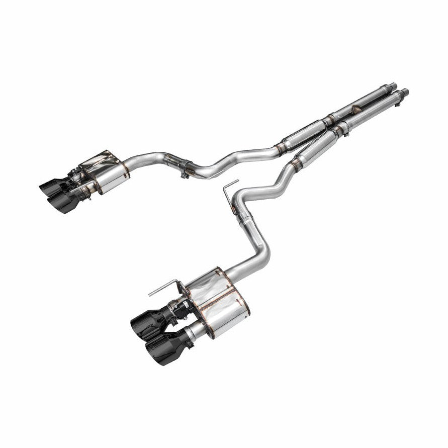 AWE Tuning AWE 2024 Ford Mustang GT Fastback S650 RWD SwitchPath Cat-Back Exhaust w/ Quad Diamond Black Tips