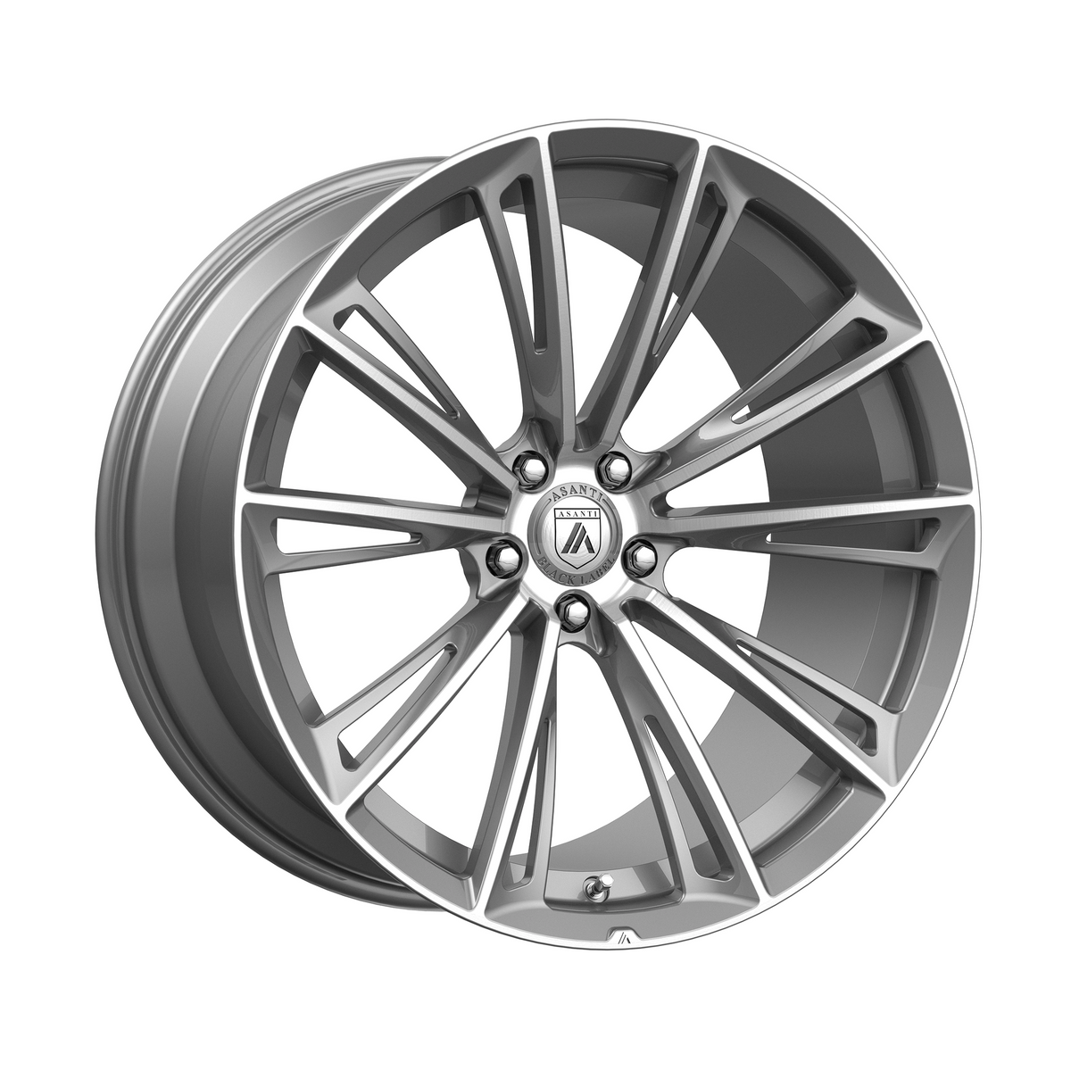 Asanti Black ABL30 CORONA 20x9 Titanium Brushed 5x114.3 35mm