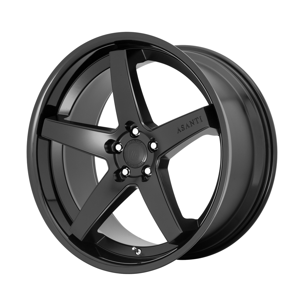 Asanti Black ABL31 REGAL 20x10.5 Satin Black W/ Gloss Black Lip 5x114.3 38mm