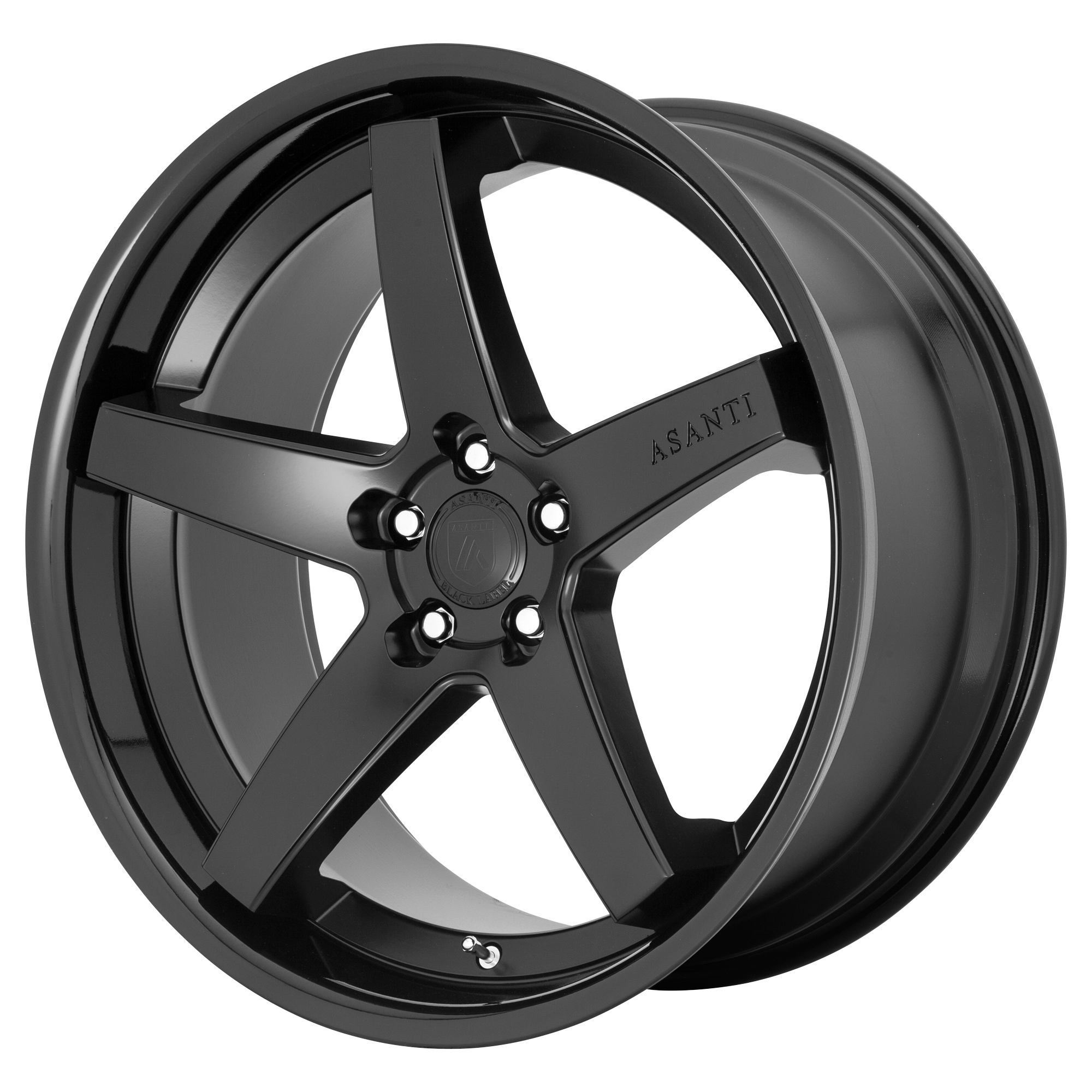 Asanti Black ABL31 REGAL 20x9 Satin Black W/ Gloss Black Lip 5x114.3 35mm